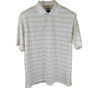 Adidas Clima Cool Striped Polo Shirt LG